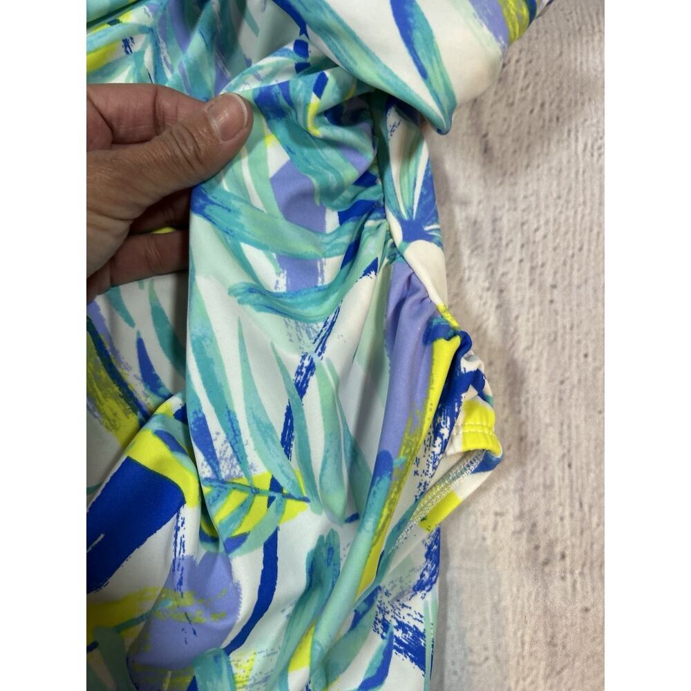Tropical Floral One Piece Swimsuit Sonnet Shores Size 12 - Picture 5 of 9